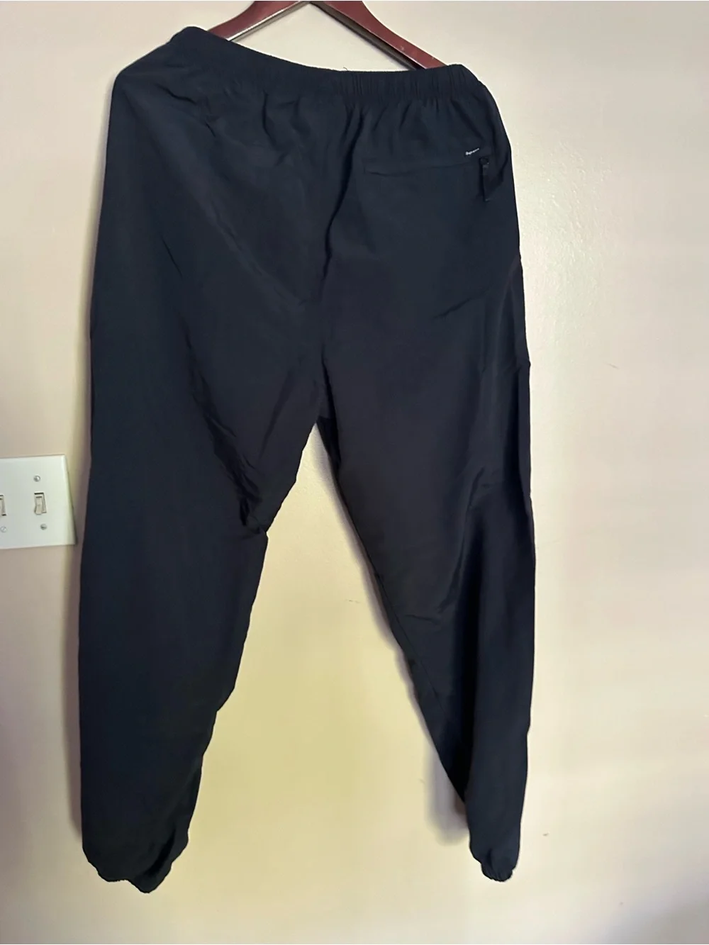 Supreme Black Elastic Waist Jogger Pants